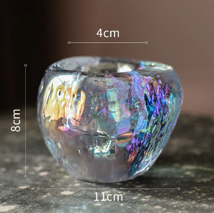 Glass Candle Holder – Elegant Table Decor