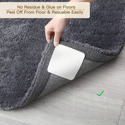4pcs Non-slip Self-adhesive Floor Mat Stickers