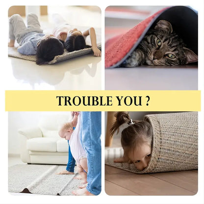 4pcs Non-slip Self-adhesive Floor Mat Stickers