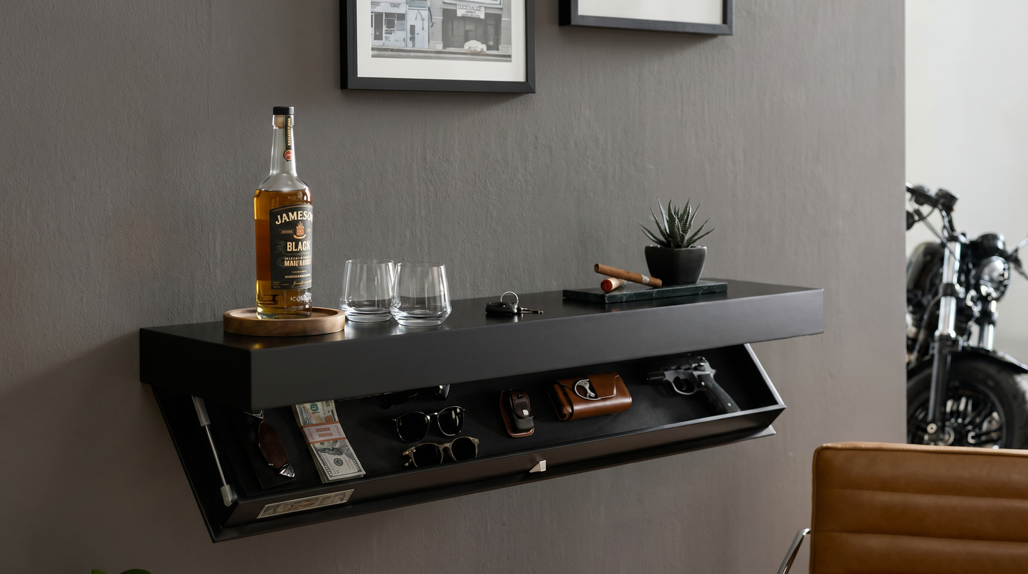 Secret Storage Wall Shelf